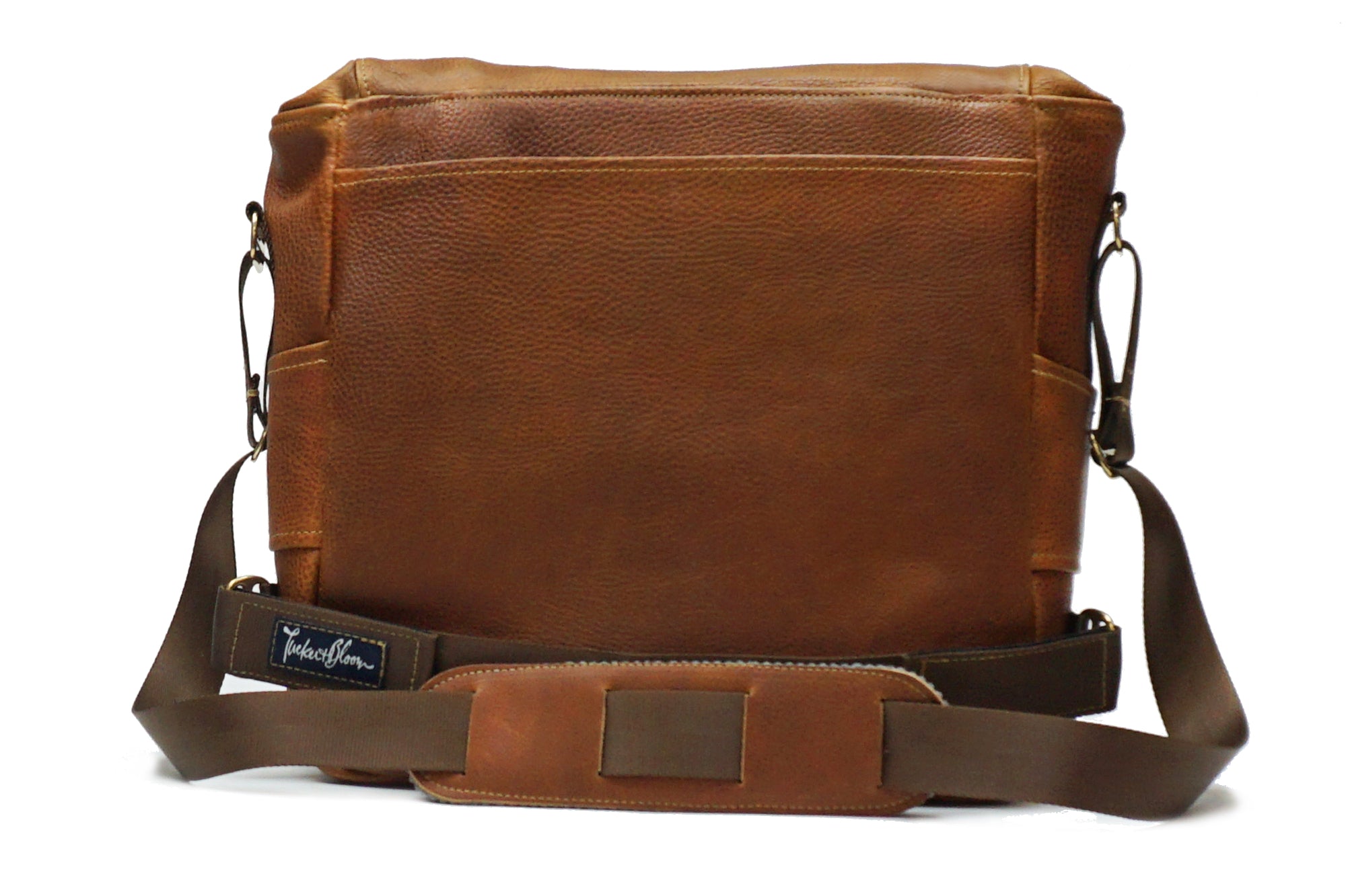 Bison Leather Edition North To South Messenger Bag - Tucker-Bloom