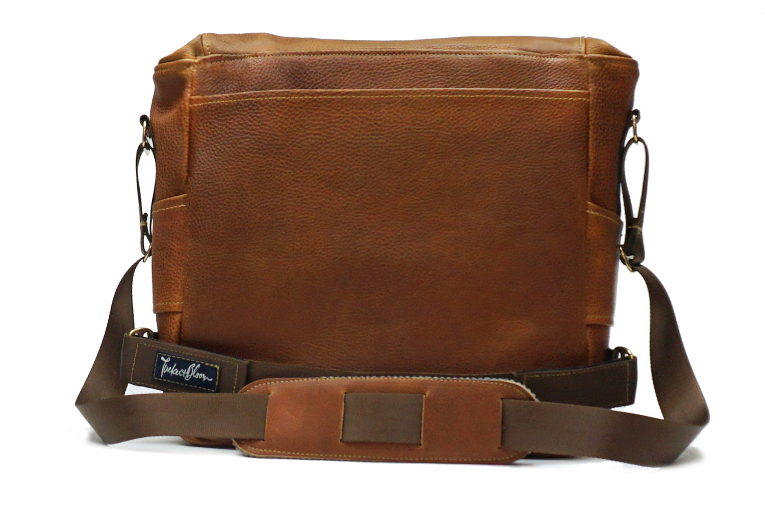 bison leather backpacks Bison Leather Edition North To South Messenger Bag