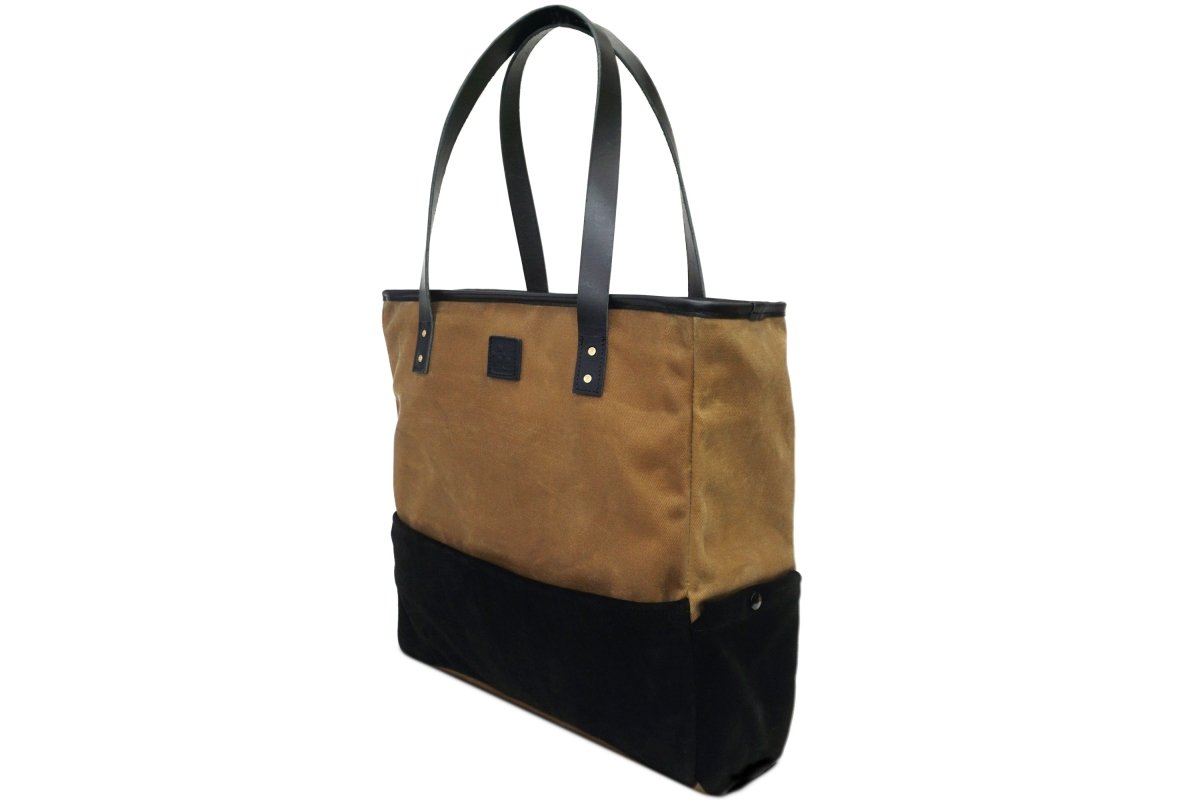 WAXED CANVAS RANGER MARKET TOTE. Made in USA