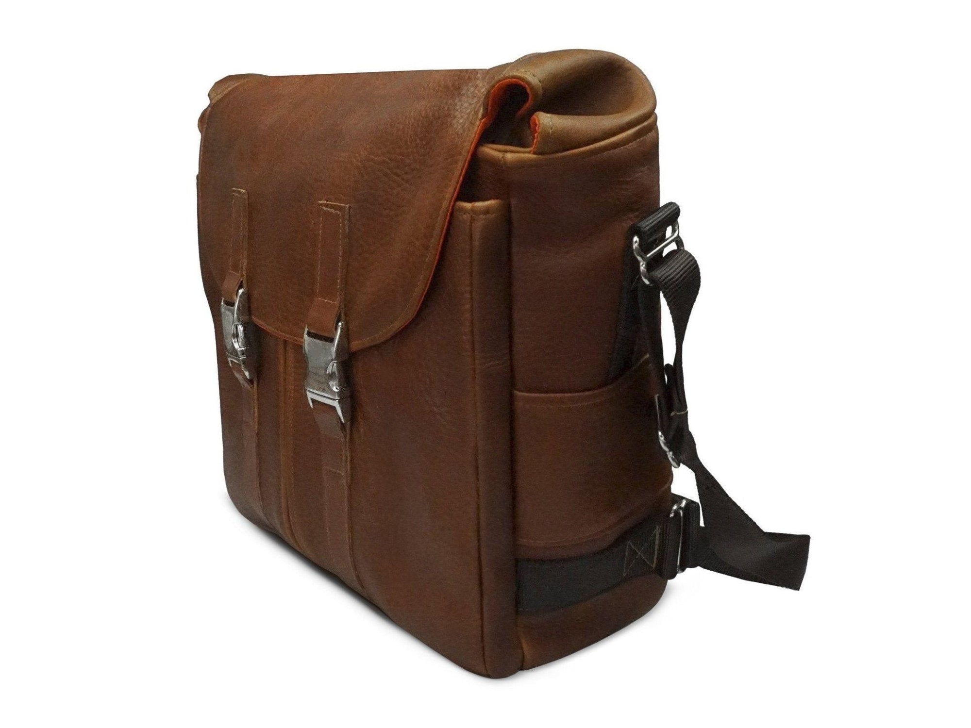 Bison Leather Edition North To South Messenger Bag Tucker